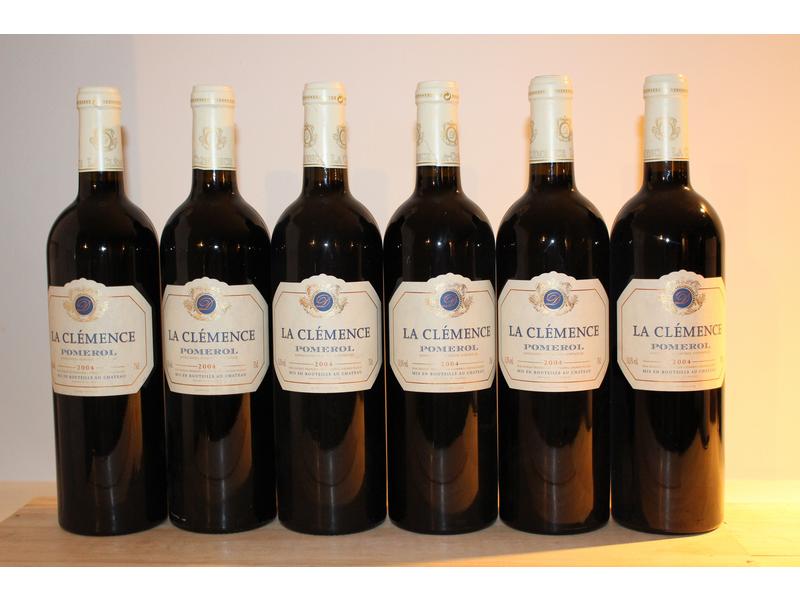 6 Blles LA CLEMENCE, Pomerol, 2004, Rouge
Présentation...