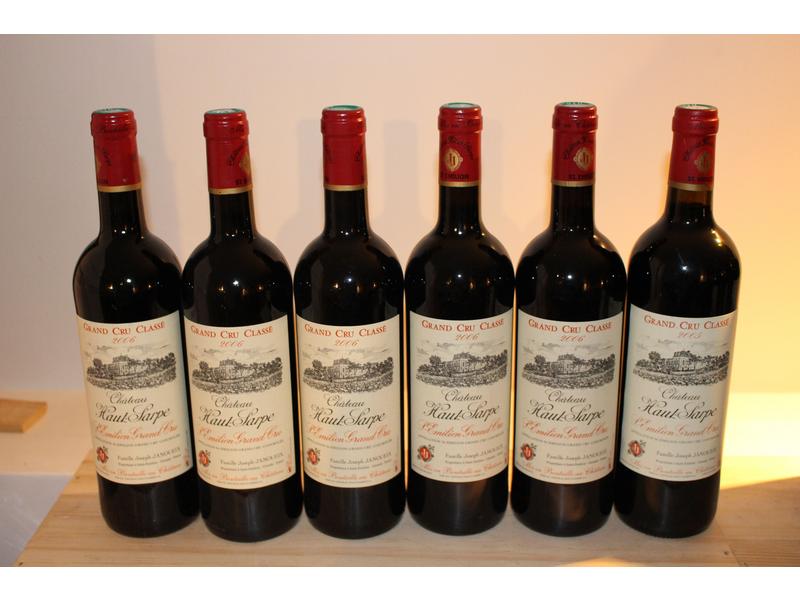 6 Blles CH. HAUT SARPE, Saint Emilion GCC,...