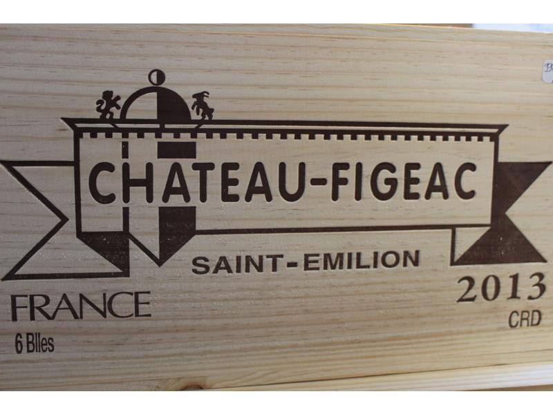 6 Blles CH. FIGEAC, St Emilion 1er GCC, 2013,...