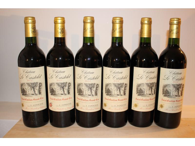 6 Blles CH. LE CASTELOT, St Emilion GC, Rouge,...