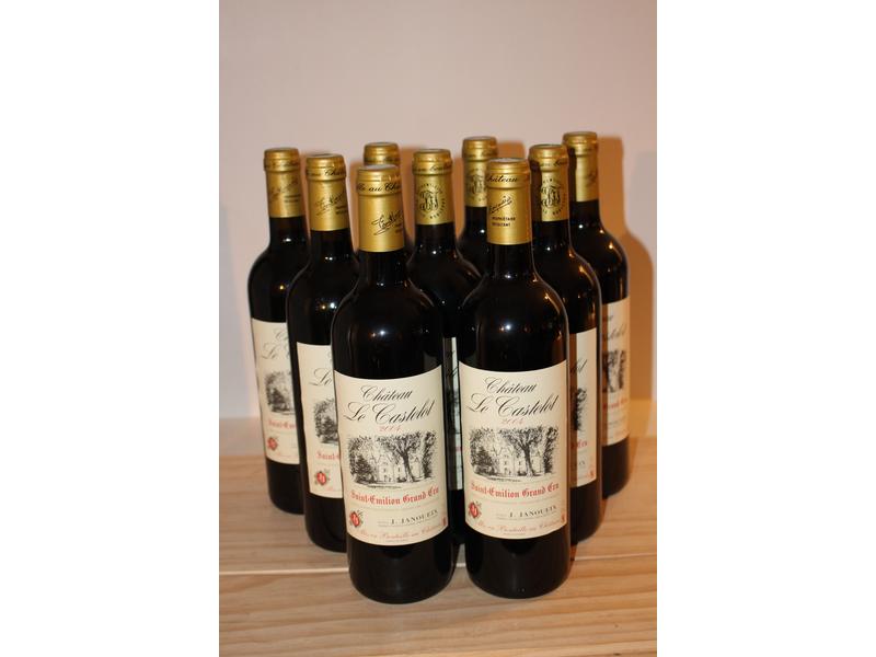 9 Blles CH. LE CASTELOT, St Emilion GC, 2004,...