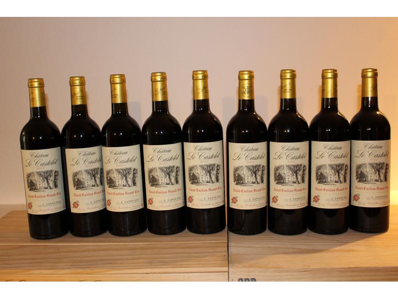 6 Blles CH. LE CASTELOT, St Emilion GC, 2007,...