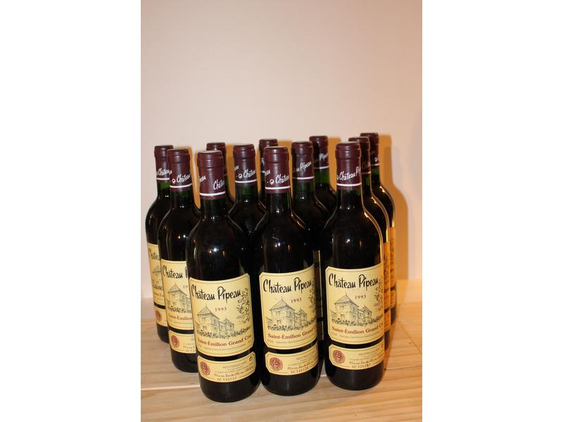 12 Blles CH. PIPEAU, St Emilion GC, 1993,...
