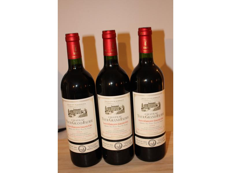 3 Blles CH. TOUR GRAND FAURIE, St Emilion...