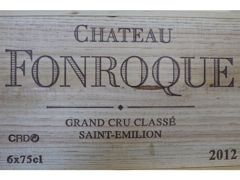 6 Blles CH. FONRAUQUE, St Emilion GCC, 2012,...
