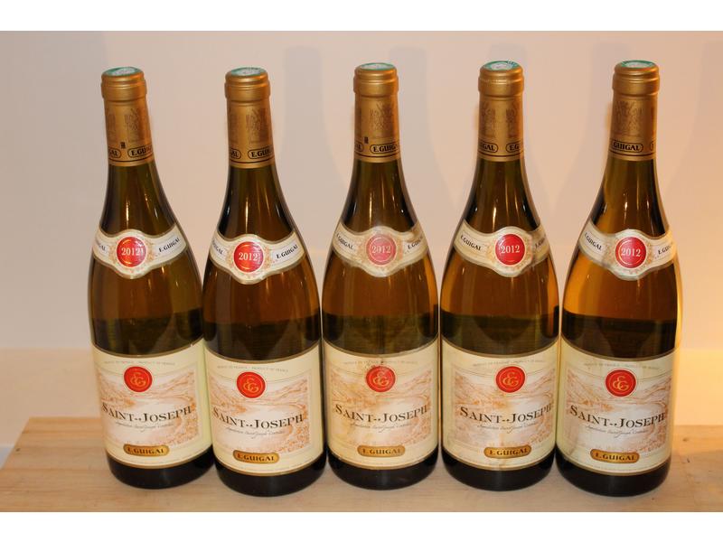 5 Blles SAINT-JOSEPH, mise E. Guigal, Rhône,...