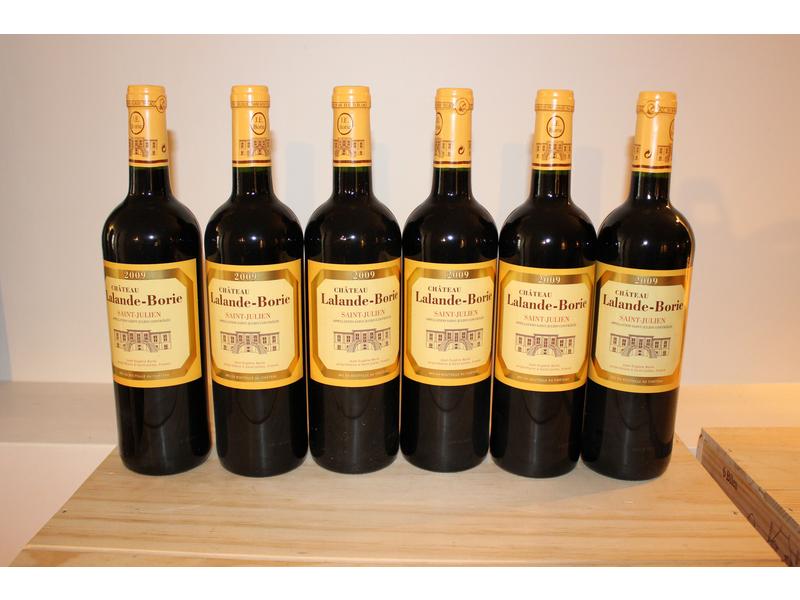 6 Blles CH. LALANDE BORIE, St Julien, 2009,...