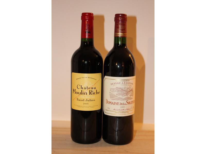 Lot de 2 Blles, Bordeaux, Rouge, comprenant:...