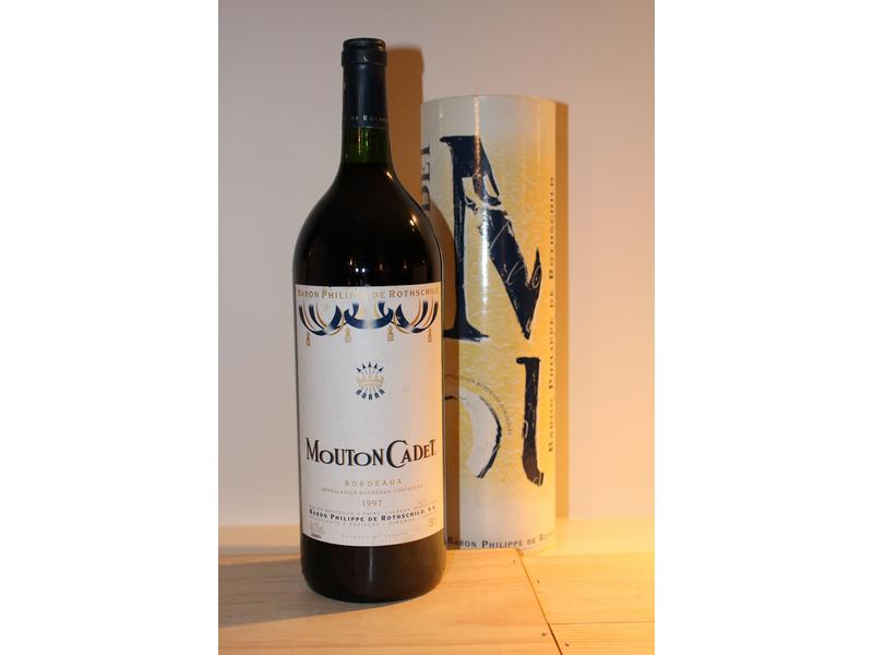 1 Mag MOUTON CADET, ordeaux mise nég., 1997,...