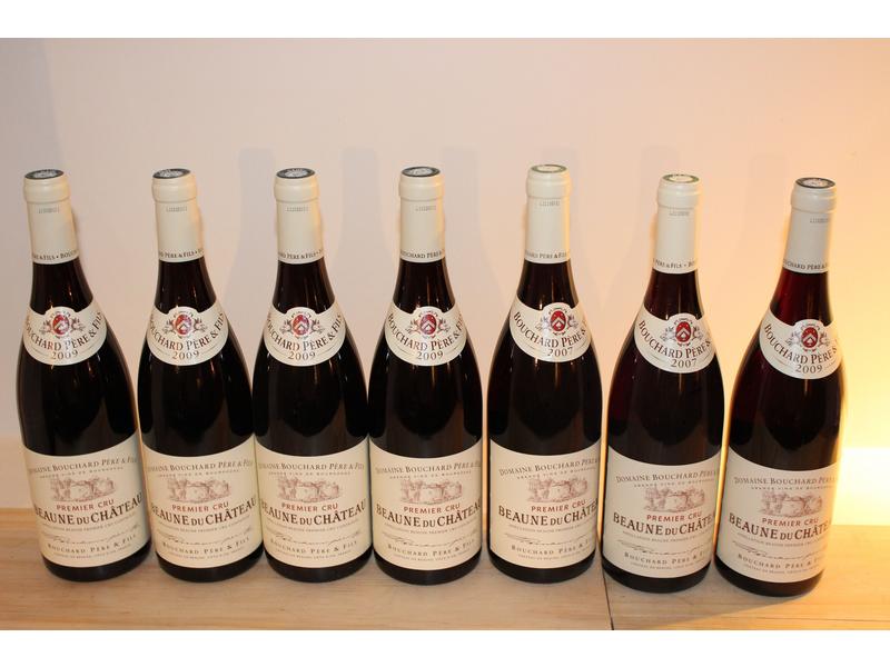 7 Blles BEAUNE DU CHÂTEAU, 1er Cru mise Bouchard...