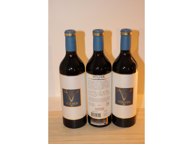 3 Blles LA MANCHA "Volver" Cépage Tempranillo,...
