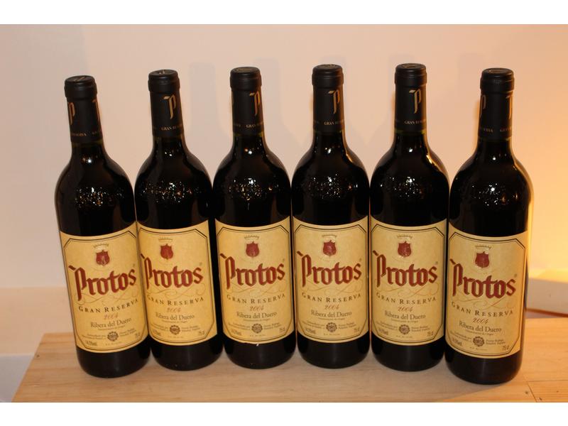 6 Blles RIBERA DEL DUERO Gran Reserva Protos.,...