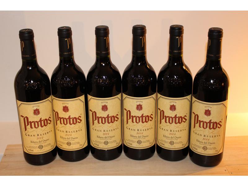 6 Blles RIBERA DEL DUERO Gran Reserva Protos.,...