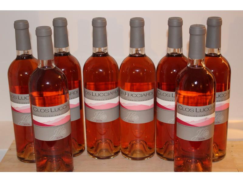 8 Blles CLOS LUCCIARDI, Corse, 2005,Rosé
