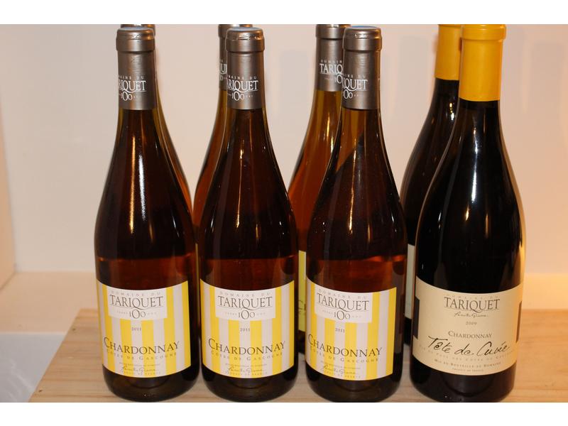 8 Blles "Mise Dom. du Tariquet, Blanc :
-...