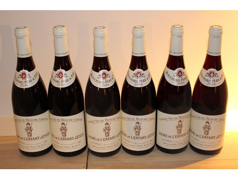 6 Blles BEAUNE GREVES Vigne de l'Enfant Jésus,...