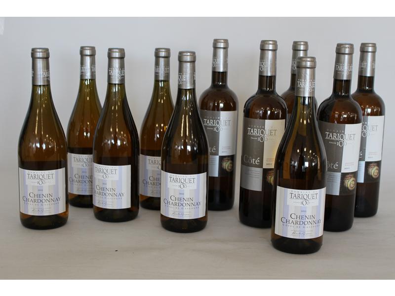 11 Blles Mise Dom. du Tariquet, 2011, Blanc:
-...