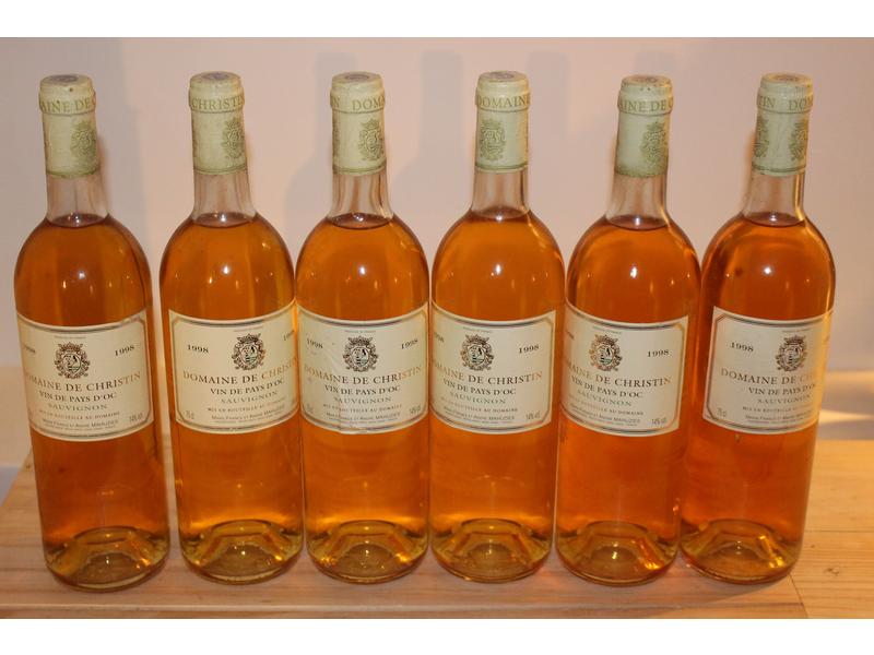 6 Blles VDP D'OC, dom. de Christin, 1998,...
