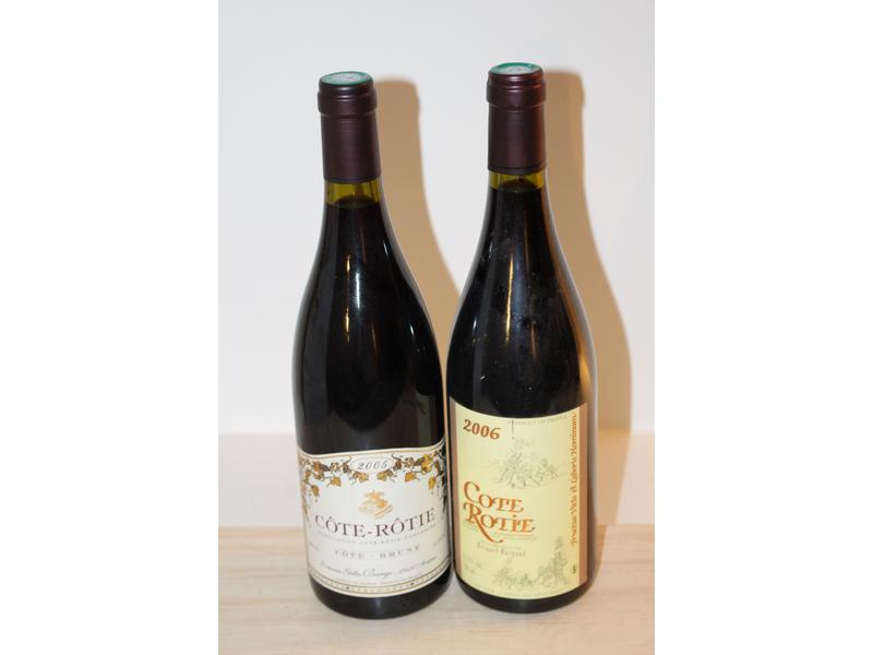 Lot de 2 Blles, Rhône, Rouge, comprenant...