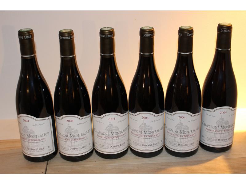 6 Blles CHASSAGNE-MONTRACHET 1er Cru La Boudriotte...