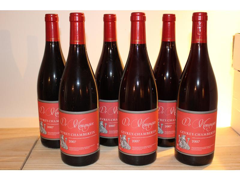 6 Blles GEVREY-CHAMBERTIN "de Morangies",...