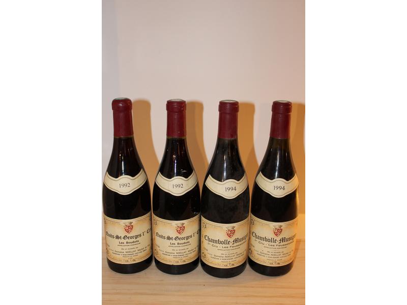 Lot de 4 Blles mise Dom. Noëllat, Bourgogne,...