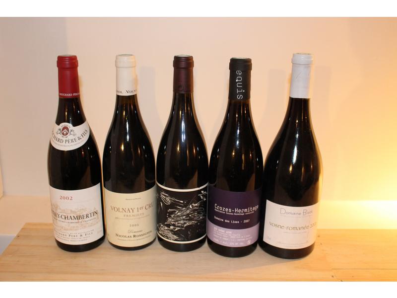 Lot de 5 Blles, Bourgogne, comprenant :
-...