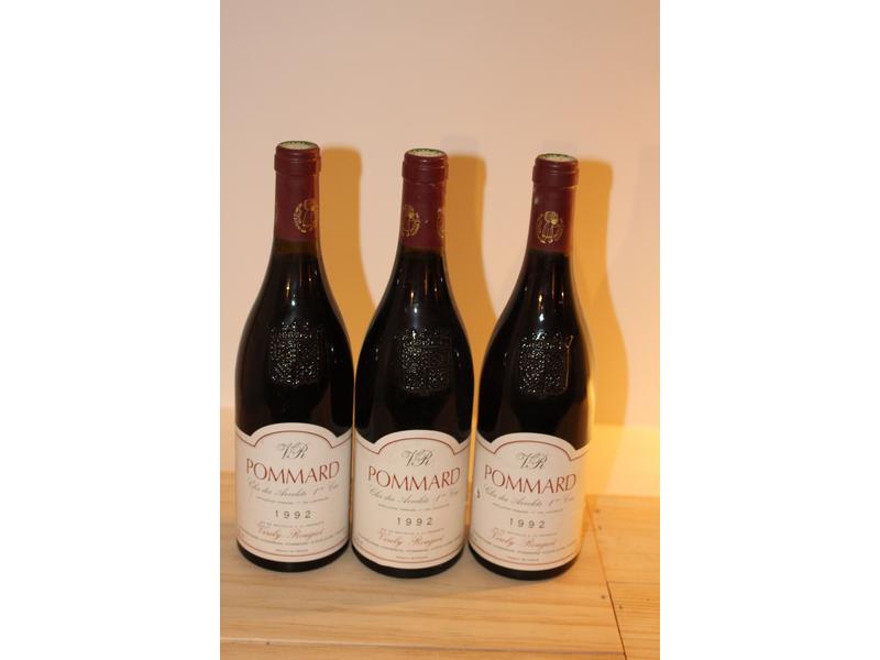 3 Blles POMMARD, 1er Cru Clos des Arvelets...