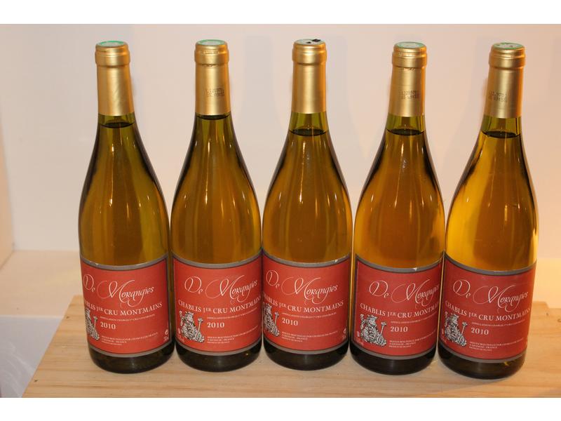 5 Blles CHABLIS, 1er Cru Montmain "de Morangie",...