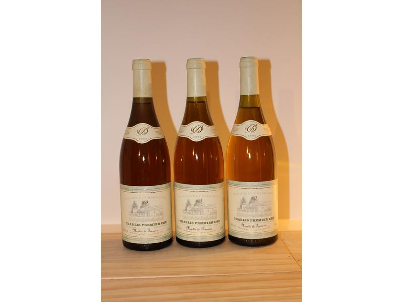 3 Blles CHABLIS, 1er Cru, Montée de Tonnerre,...