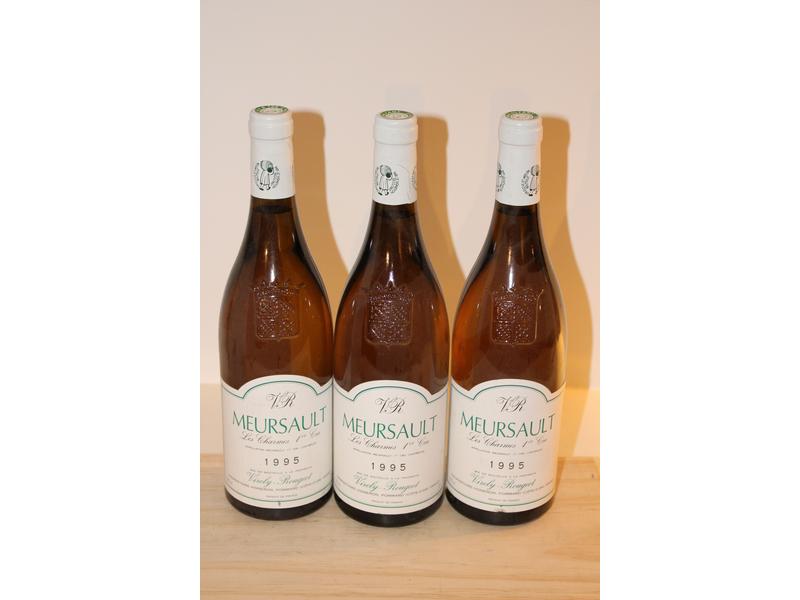 3 Blles MEURSAULT, 1er Cru "Les Charmes",...
