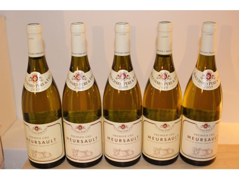 5 Blles MEURSAULT, 1er Cru mise Bouchard,...