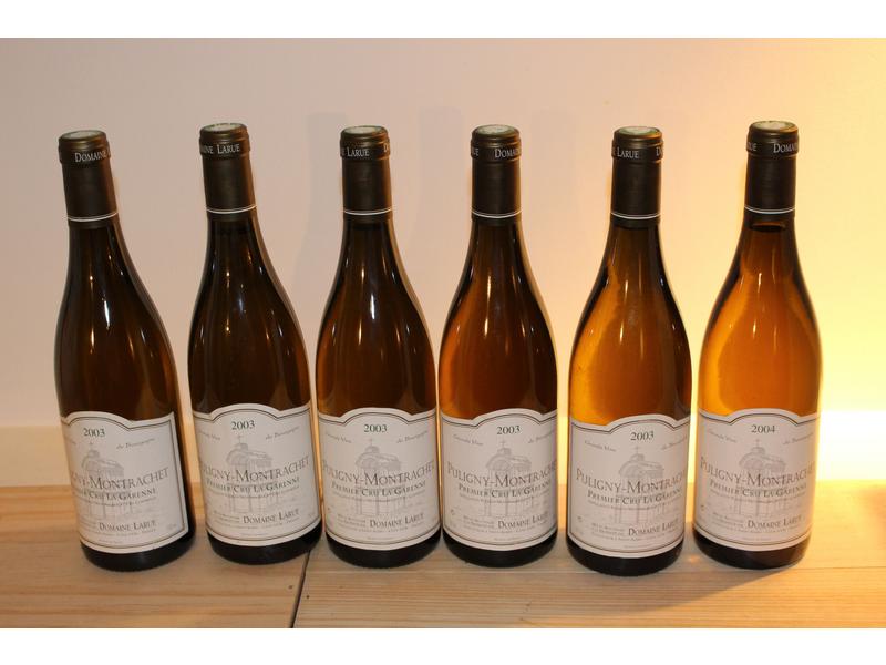 6 Blles PULIGNY-MONTRACHET, 1er Cru La Garenne,...