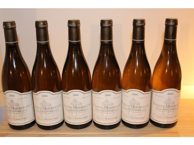 6 Blles PULIGNY-MONTRACHET, 1er Cru la Garenne...