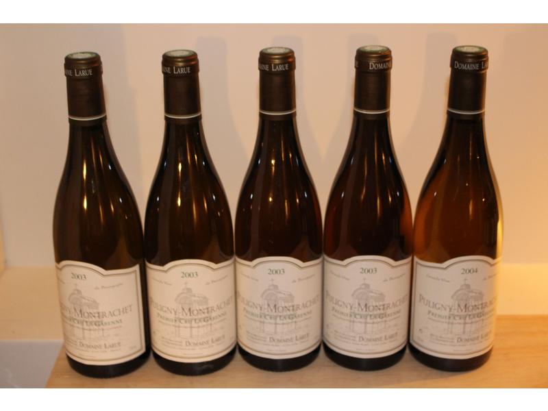 5 Blles PULIGNY-MONTRACHET, 1er Cru La Garenne,...