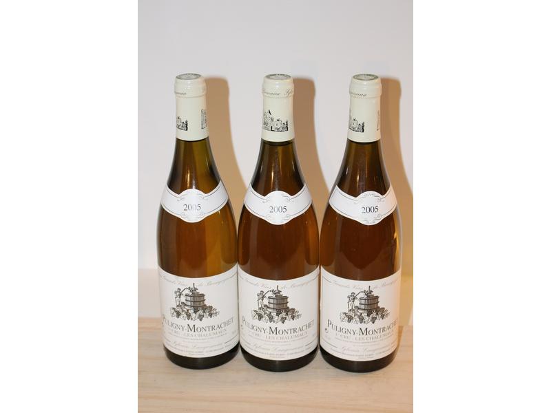 3 Blles PULIGNY-MONTRACHET, 1er Cru Les Chalumaux,...