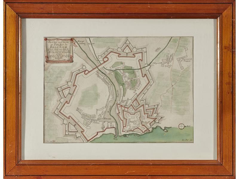 "Bourg ou Ville de Palais de Bell'Isle situés...