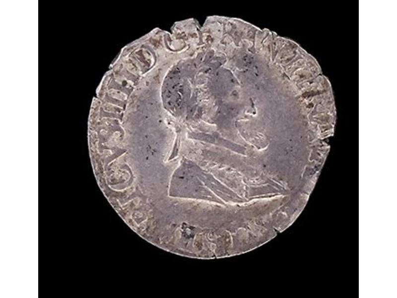 FRANCE, Henri IV (1594-1610). Quart de franc...