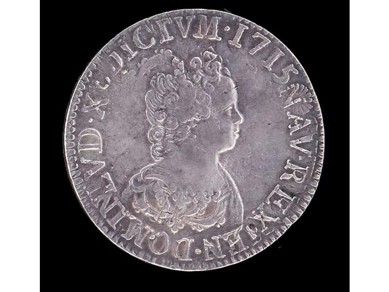 FRANCE, Louis XV (1715-1774). Ecu vertugadin,...