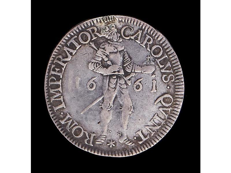 BESANCON. Ecu ou daldre de 1661 au nom de...