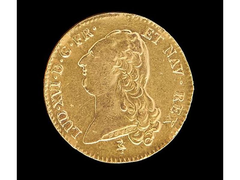 LOUIS XVI (1774-1793). Double louis au buste...