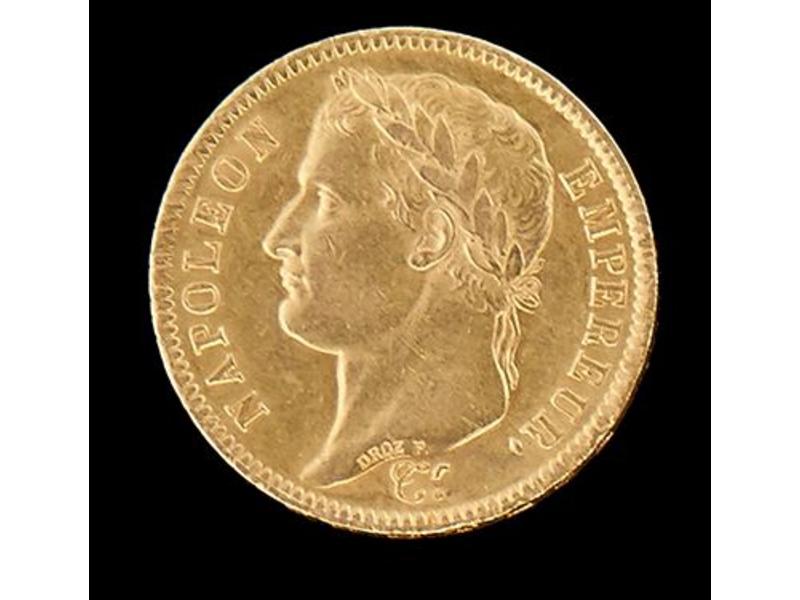 NAPOLEON I (1804-1814). 40 f. laurée, 1811...