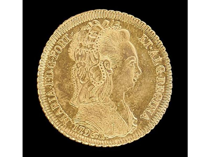 BRESIL, Marie I (1786-1805). 6400 Reis, 1796...