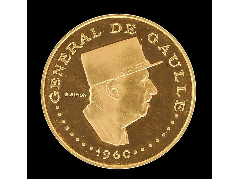 TCHAD. 10000 francs de Gaulle, 1960 (35,14...