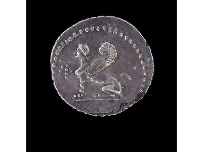 IONIE, Chios (190-84). Drachme à la Sphinge...