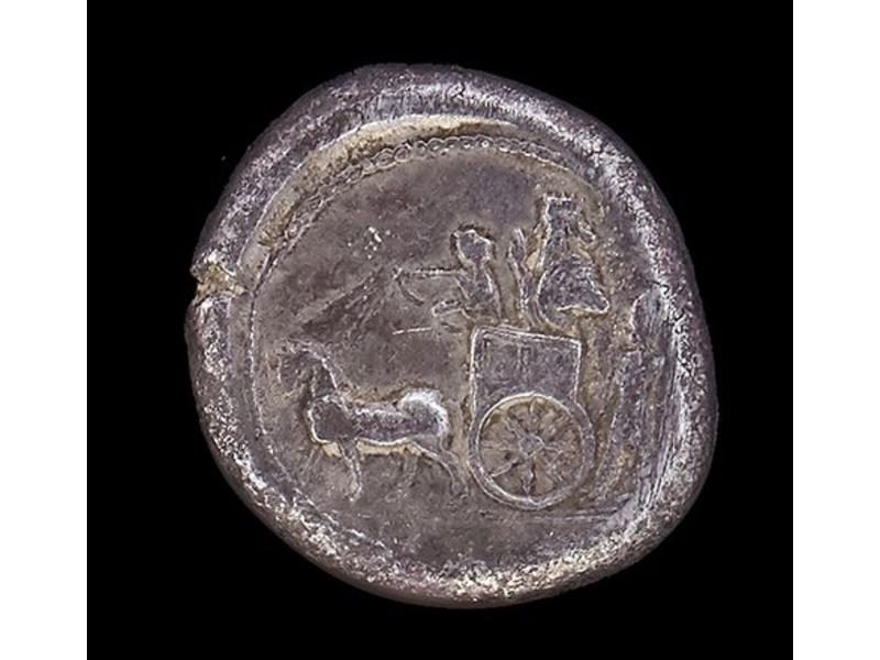 PHENICIE, Sidon (384-370). Tétrashekel attribué...