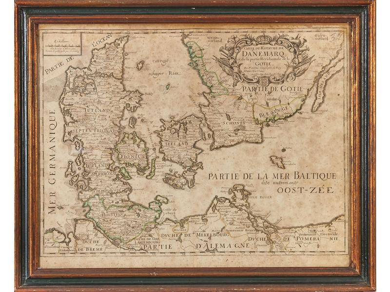 CARTE du Royaume de Danemark et de la partie...