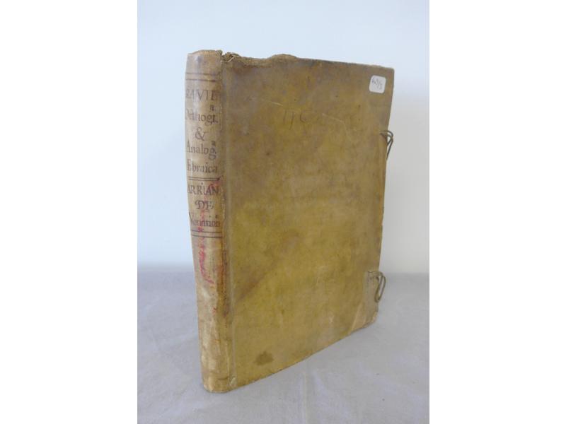 RAVIUS (C) : Orthographiae et Analogiae ebraïcae......