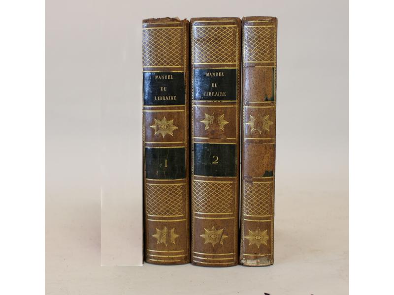 J.-C. BRUNET, Manuel du Libraire et de l'Amateur...