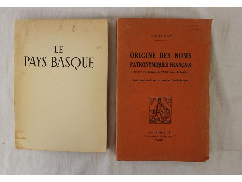 [PAYS BASQUE] - Réunion de 2 vol. grand in-8...